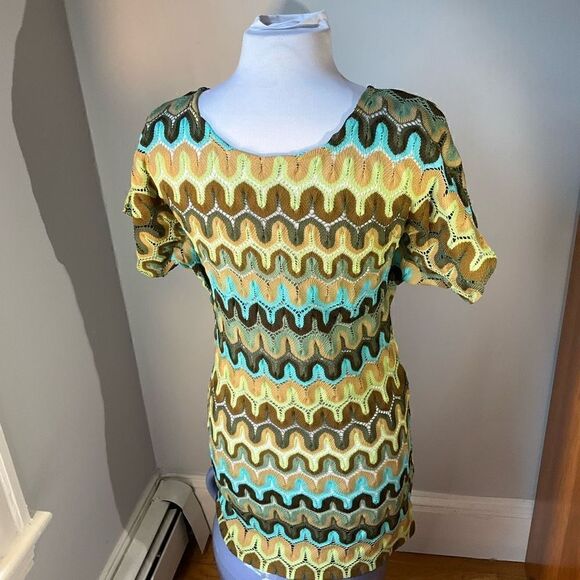Vintage Rubber Ducky Productions Open Crochet Dress or Beach Coverup! Small. EUC - Picture 7 of 10